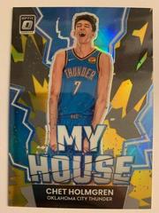 Chet Holmgren [Gold] #8 Basketball Cards 2022 Panini Donruss Optic My House Prices
