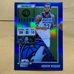 Andrew Wiggins Blue #39 Basketball Cards 2018 Panini Contenders Optic Prices