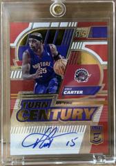Vince Carter [Red] #TCS-VCT Basketball Cards 2022 Panini Donruss Elite Turn of the Century Signatures Prices