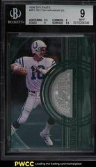 Peyton Manning Football Cards 1998 Spx Finite Prices