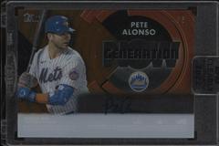 Pete Alonso [Orange] #GNA-PA Baseball Cards 2022 Topps Clearly Authentic Generation Now Autographs Prices