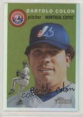 Bartolo Colon [Retrofractor] #THC70 Baseball Cards 2003 Topps Heritage Chrome Prices