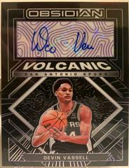 Devin Vassell [Purple] #VS-DVV Basketball Cards 2021 Panini Obsidian Volcanic Signatures Prices