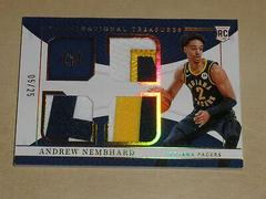 Andrew Nembhard [Patch Autograph Gold] #123 Basketball Cards 2022 Panini National Treasures Prices