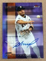 Jose Altuve [Purple Refractor] #FA-JAL Baseball Cards 2016 Topps Finest Autographs Prices