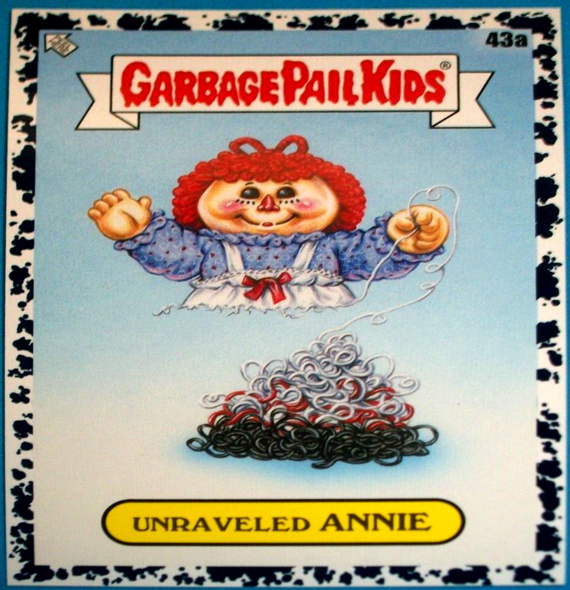 Unraveled Annie [Black] #43a Prices | Garbage Pail Kids Book Worms ...