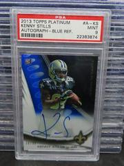 Kenny Stills [Blue Refractor] #A-KS Football Cards 2013 Topps Platinum Autograph Prices