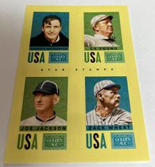 Joe Jackson, Christy Mathewson, Zack Wheat, Cy Young #28 Baseball Cards 2014 Panini Golden Age Star Stamps Prices