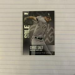 Chris Sale #CD-18 Baseball Cards 2013 Topps Chasing the Dream Prices