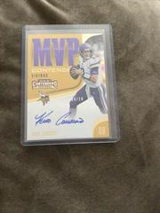 Kirk Cousins [Gold] Football Cards 2018 Panini Contenders MVP Autographs Prices