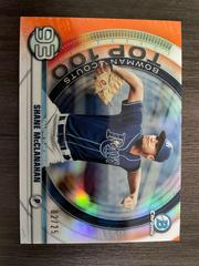 Shane McClanahan [Orange Refractor] Baseball Cards 2020 Bowman Chrome Scouts' Top 100 Prices