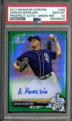 Adrian Morejon [Green Refractor] #CPA-AM Baseball Cards 2017 Bowman Chrome Prospects Autographs Prices
