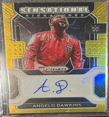 Angelo Dawkins [Gold Prizm] #SS-ADK Wrestling Cards 2022 Panini Prizm WWE Sensational Signatures Prices