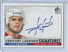 Mike Gartner Hockey Cards 2020 SP Signature Edition Legends Century Prices