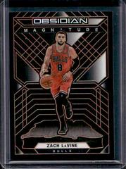 Zach LaVine [Orange] Basketball Cards 2021 Panini Obsidian Magnitude Prices