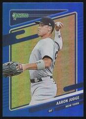 Aaron Judge [SP Variation Holo Blue] #182 Baseball Cards 2021 Panini Donruss Prices