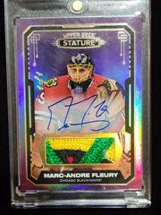 Marc Andre Fleury [Autograph Black] #60 Hockey Cards 2021 Upper Deck Stature Prices