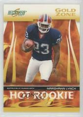 Marshawn Lynch [Gold Zone] Football Cards 2007 Panini Score Hot Rookie Prices