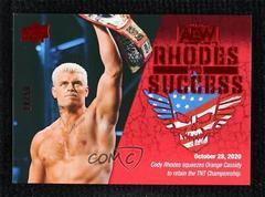 Cody Rhodes [Red] #RS-10 Wrestling Cards 2021 Upper Deck AEW Rhodes to Success Prices