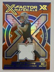 Bailey Zappe [Orange] #XFM-BZ Football Cards 2022 Panini XR X Factor Materials Prices