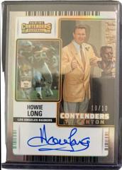 Howie Long [Gold] #CCA-HLO Football Cards 2022 Panini Contenders to Canton Autographs Prices