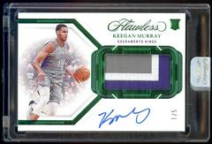 Keegan Murray [Emerald] #17 Basketball Cards 2022 Panini Flawless Patch Autograph Prices