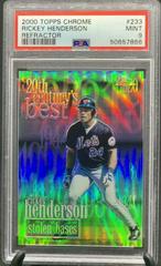 Rickey Henderson [Refractor] #233 Baseball Cards 2000 Topps Chrome Prices