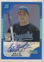 Billy Butler [Autograph Blue Refractor] #353 Baseball Cards 2005 Bowman Chrome Prices