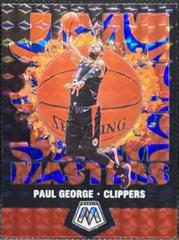 Paul George [Reactive Blue] Basketball Cards 2019 Panini Mosaic Jam Masters Prices