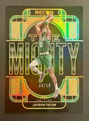 Jayson Tatum [Gold] #8 Basketball Cards 2023 Panini Recon The Mighty Prices