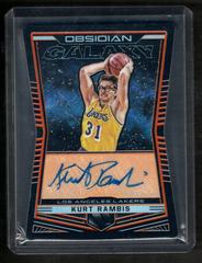 Kurt Rambis [Orange] #GA-KRB Basketball Cards 2018 Panini Obsidian Galaxy Autographs Prices