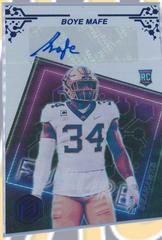 Boye Mafe [Blue] #FS-BM Football Cards 2022 Panini Elements Future Signs Autographs Prices