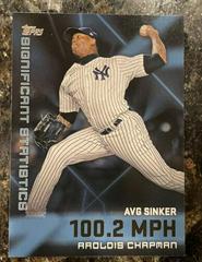 Aroldis Chapman [Blue] Baseball Cards 2023 Topps Significant Statistics Prices