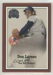 Don Larsen #96 Baseball Cards 2000 Fleer Greats Prices
