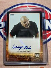 George The Animal Steele [Black] Wrestling Cards 2015 Topps WWE Autographs Prices