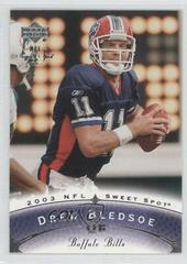Drew Bledsoe #17 Football Cards 2003 Upper Deck Sweet Spot Prices