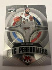 Paul George #15 Basketball Cards 2021 Panini Mosaic Epic Performers Prices