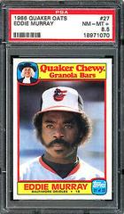 Eddie Murray #27 Baseball Cards 1986 Quaker Oats Prices