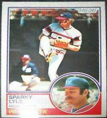 Sparky Lyle #208 Baseball Cards 1983 O Pee Chee Prices