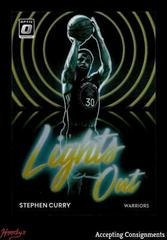 Stephen Curry [Gold] #13 Basketball Cards 2022 Panini Donruss Optic Lights Out Prices