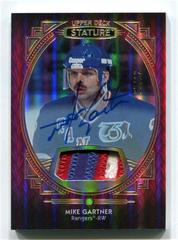 Mike Gartner [Portrait Patch Red Autograph] Hockey Cards 2020 Upper Deck Stature Prices