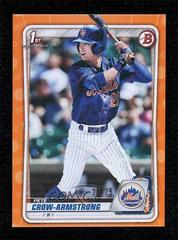 Pete Crow Armstrong [Orange] Baseball Cards 2020 Bowman Draft Prices