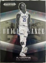 AJ Griffin [Hyper] #BR-AG Basketball Cards 2022 Panini Prizm Draft Picks Brilliance Prices