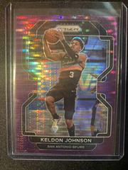 Keldon Johnson [Purple Ice Prizm] Basketball Cards 2021 Panini Prizm Prices