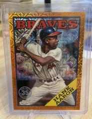 Hank Aaron [Orange] #2T88C-95 Baseball Cards 2023 Topps Series 2 1988 Chrome Prices
