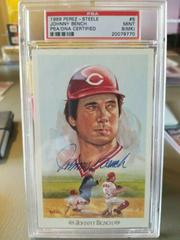 Johnny Bench #5 Baseball Cards 1989 Perez Steele Celebration Postcard Prices