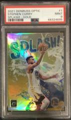 Stephen Curry [Gold] Basketball Cards 2021 Panini Donruss Optic Splash Prices