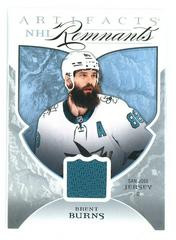 Brent Burns Hockey Cards 2022 Upper Deck Artifacts NHL Remnants Prices
