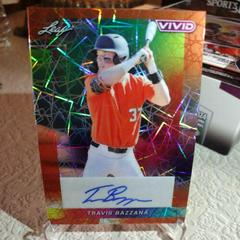 Travis Bazzana [Orange Laser] #BA-TB1 Baseball Cards 2023 Leaf Vivid Autograph Prices