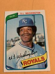 U. L. Washington #508 Baseball Cards 1980 Topps Prices